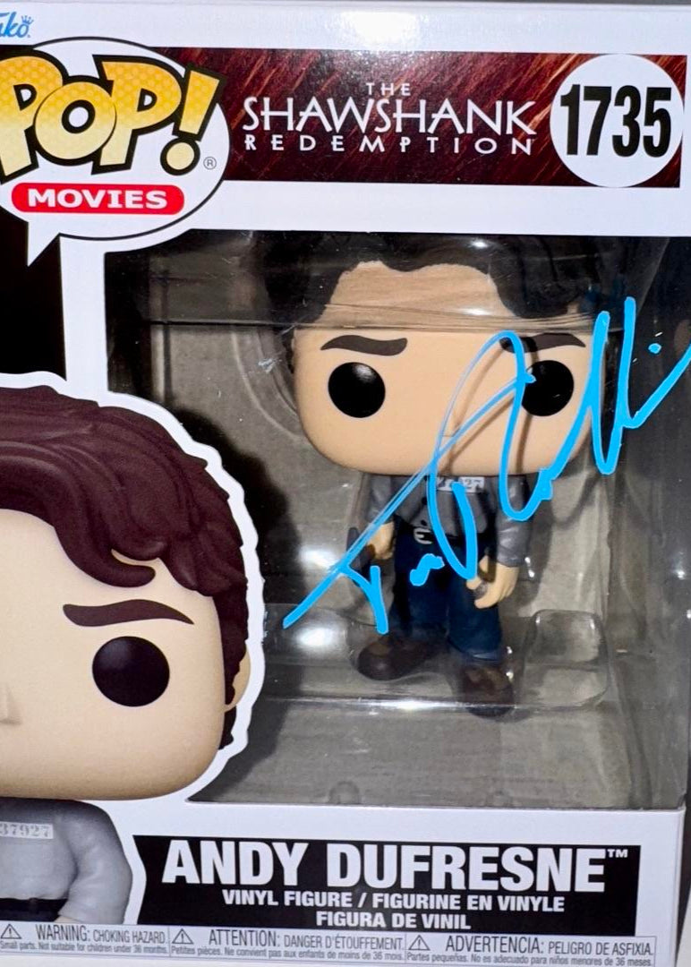Tim Robbins Signed Funko Pop #1735 "Andy Dufresne" (Shawshank Redemption) - Beckett COA #01